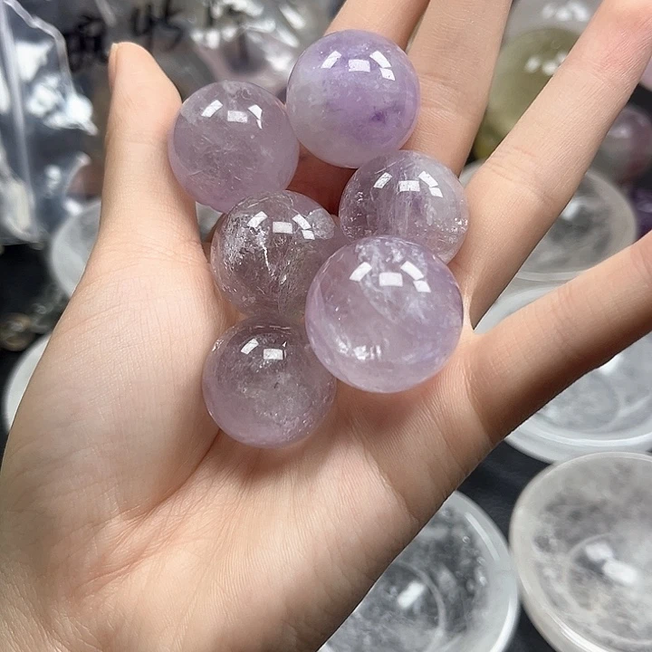 未镶嵌紫晶珠宝半成品50水晶石