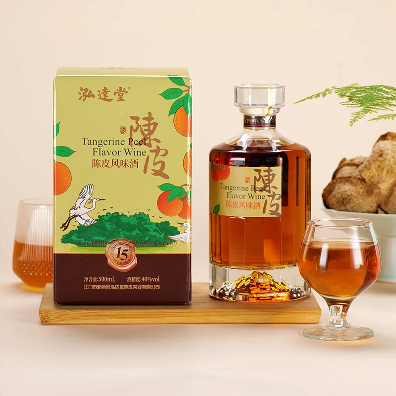【门店同款】陈皮风味酒十五年新会陈皮风味酒40%vol 500ml