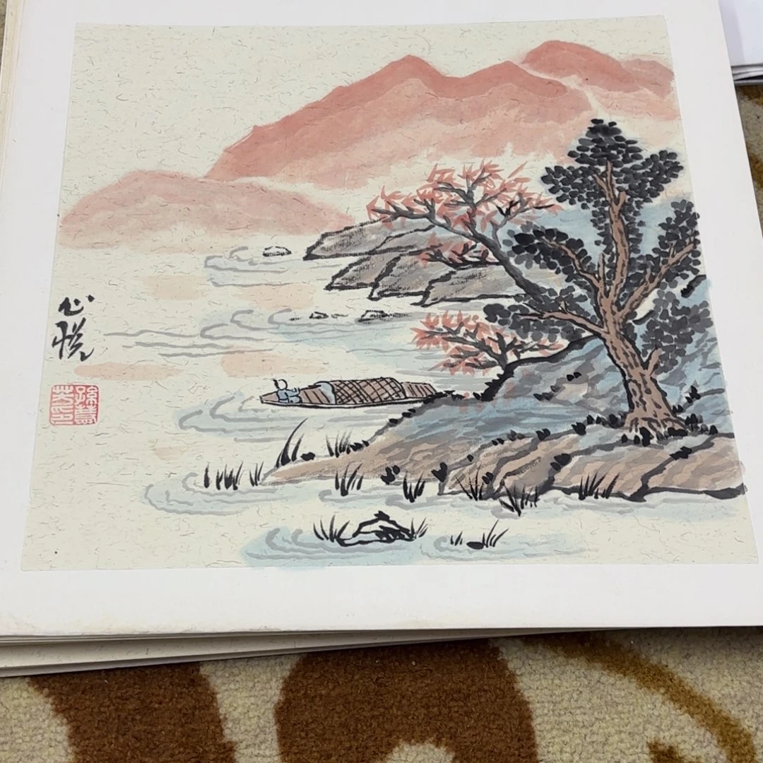国画38-38卡纸作品艺