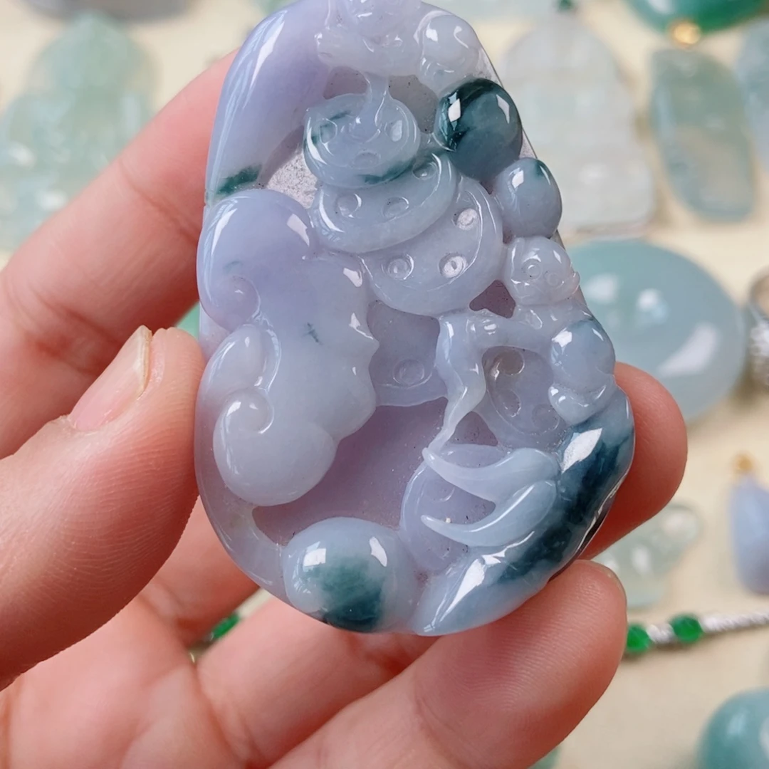 翡翠未镶嵌颈饰天然翡翠a货