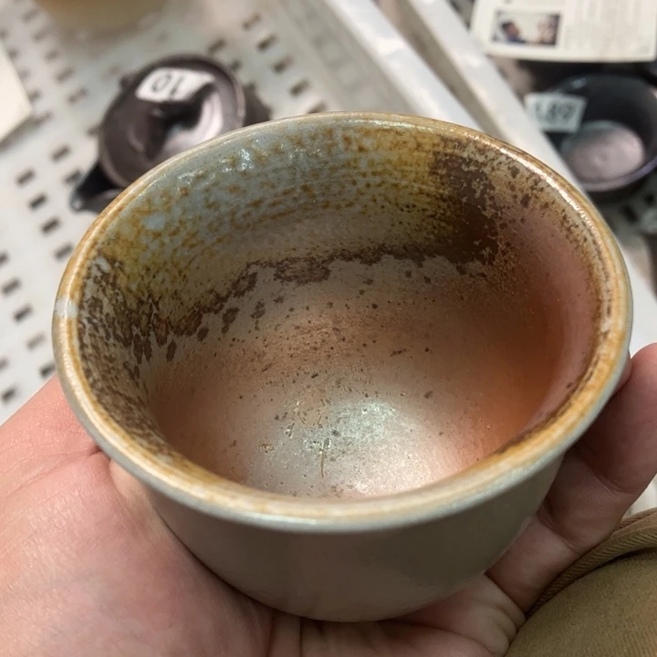 柴烧杯子与宝瓶大放漏