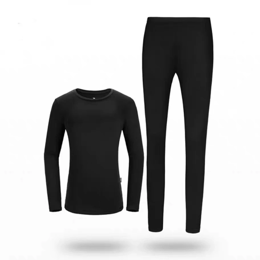 AB102女士圆领弹力保暖套装亲肤保暖吸湿透气高级百搭两件套