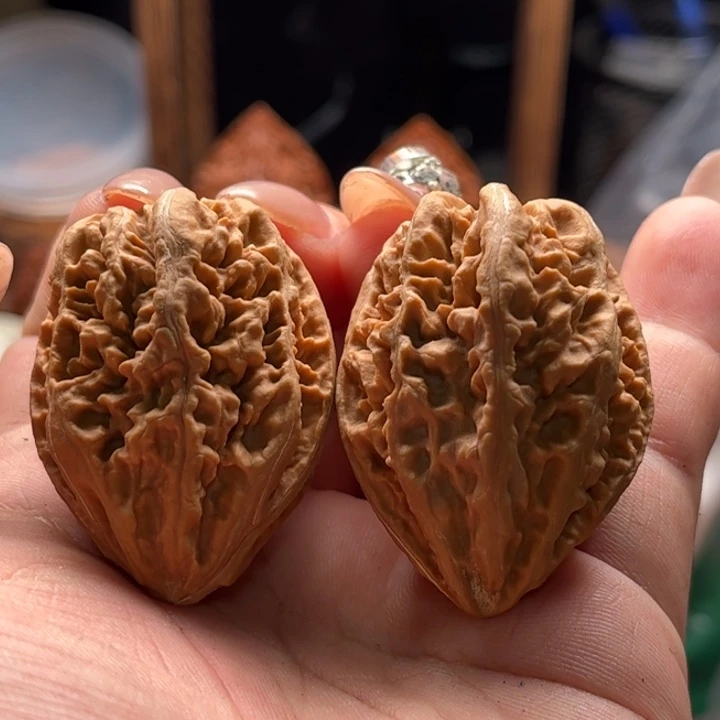 文玩核桃把件楸大胖90