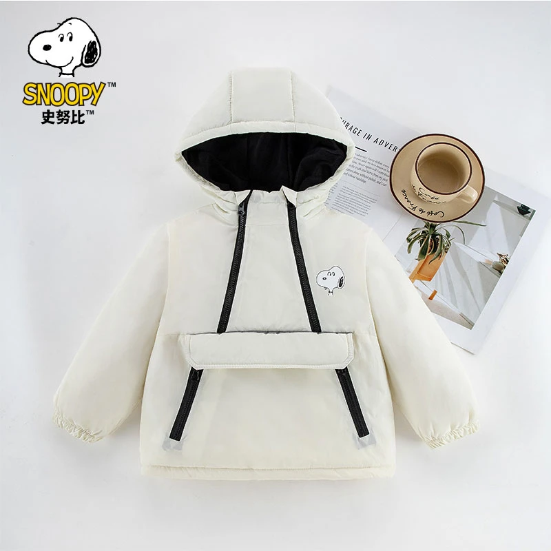 史努比2025新款冬季新款套头连帽棉服SZZB63-xfz