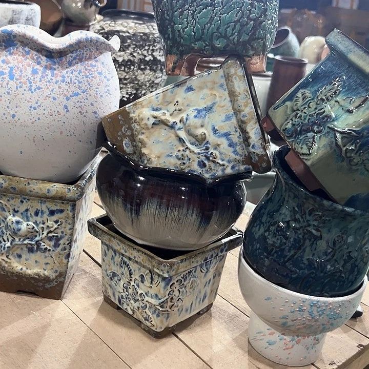 紫砂花盆花盆花盆花色跑得快