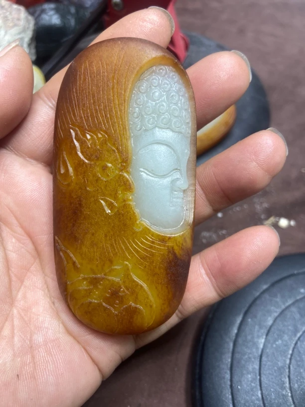 和田玉 把 件 一念