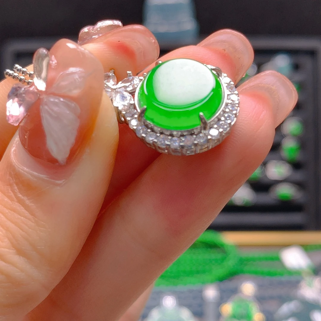 未镶嵌戒指翡翠天然翡翠