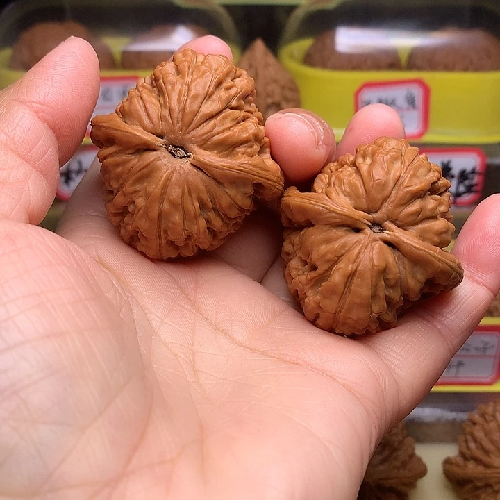 吊坠文玩核桃润****）莲花