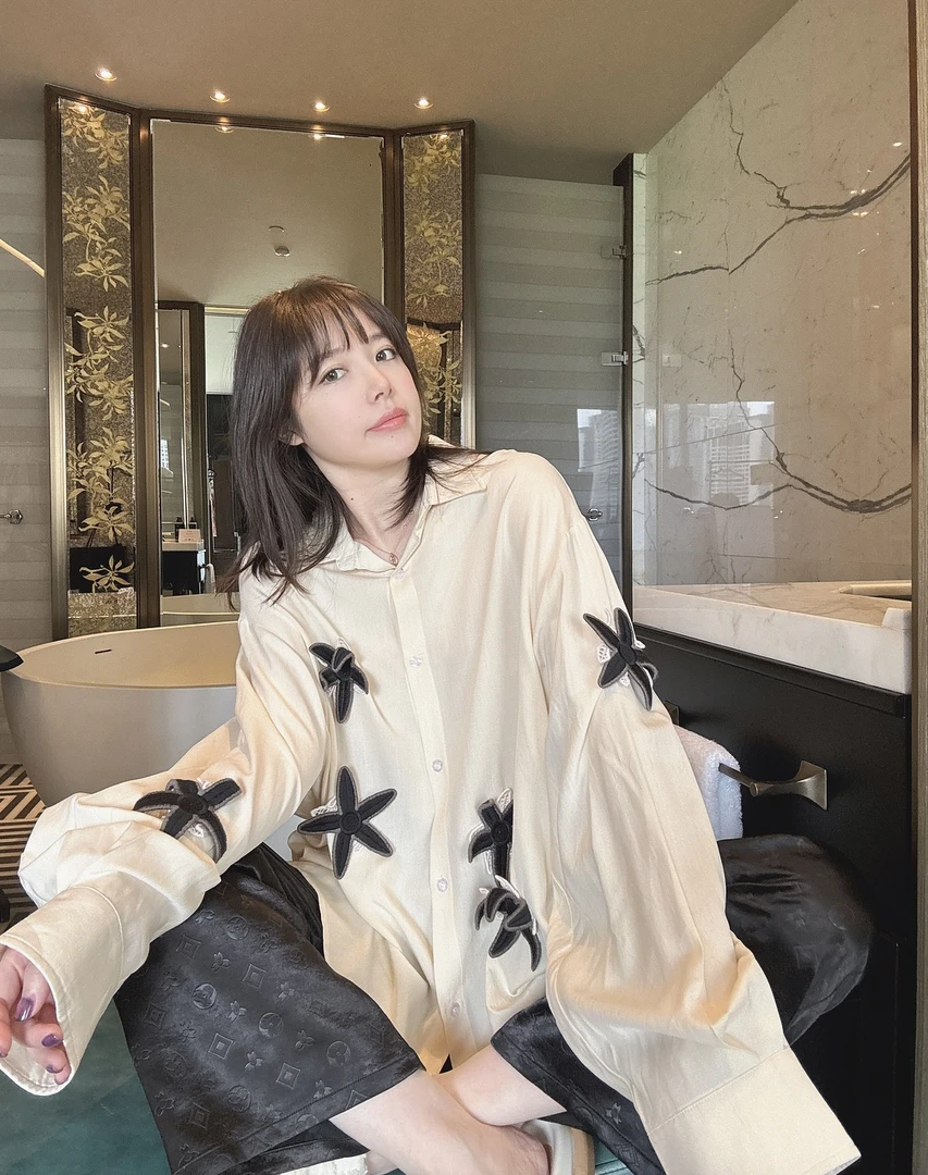 BETTER JOELAY -【星辰闪耀】时尚潮流宽松衬衫外套简约WL9816