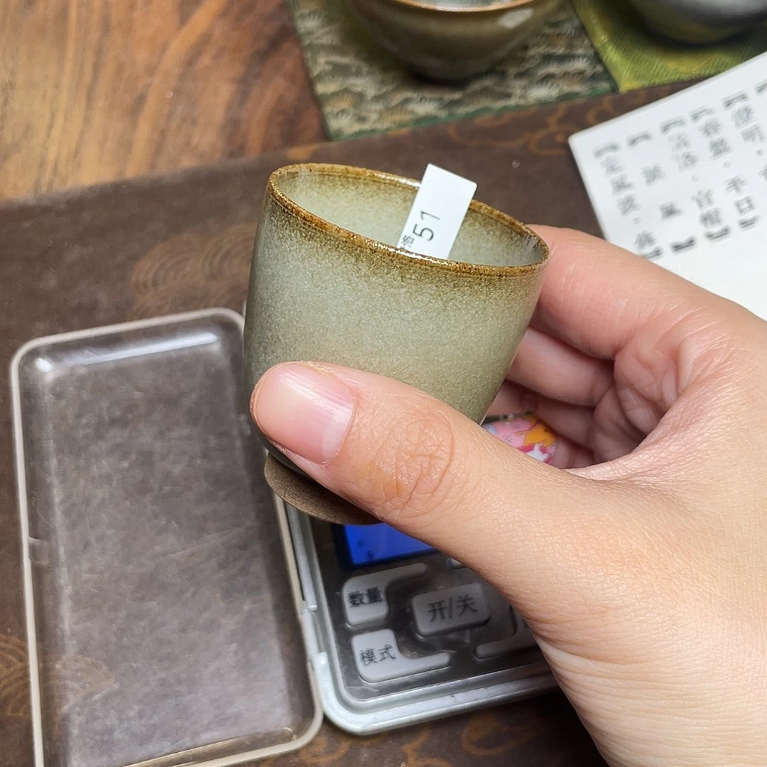 沫***一茶盏51 福临号建盏柴烧薄胎