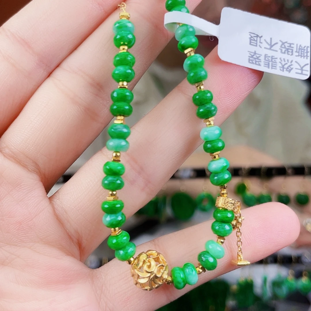 翡翠未镶嵌耳饰饰品