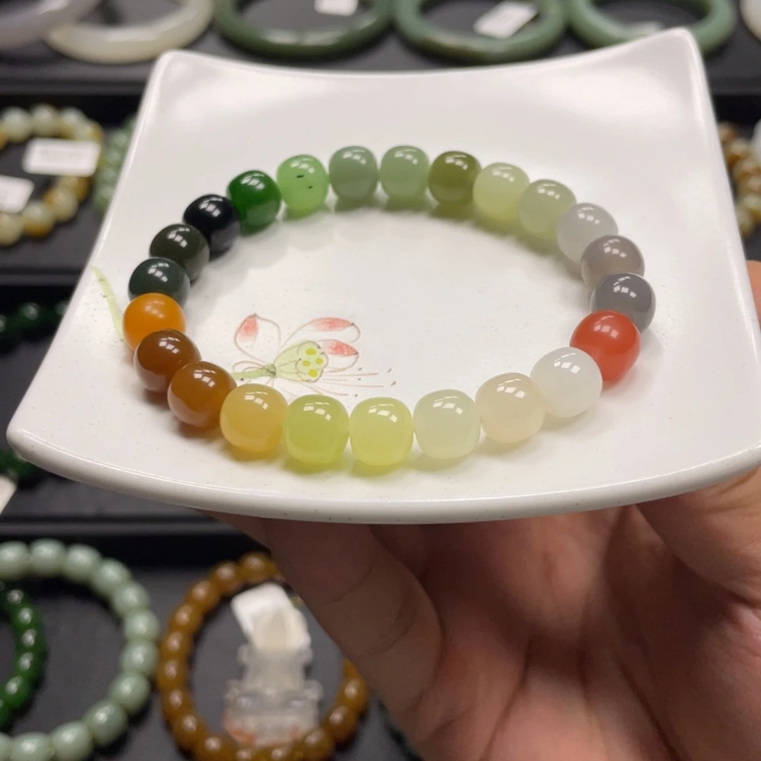 和田玉（糖玉）未镶嵌手链