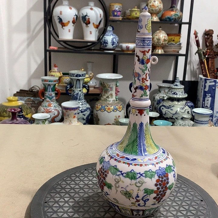 陶摆件博古架陶瓷摆件