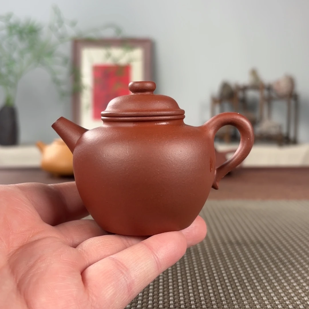 紫砂茶壶微瑕黄龙山原矿紫砂壶