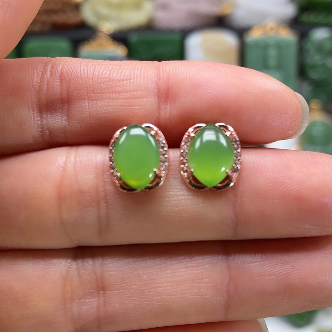 和田玉银S925镶嵌颈饰