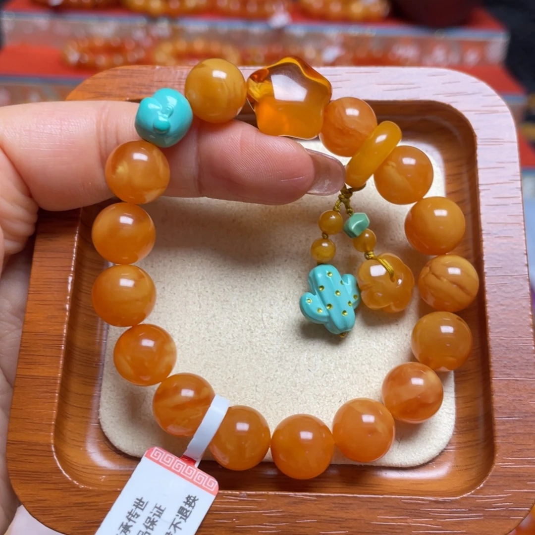 手链蜜蜡未镶嵌手串