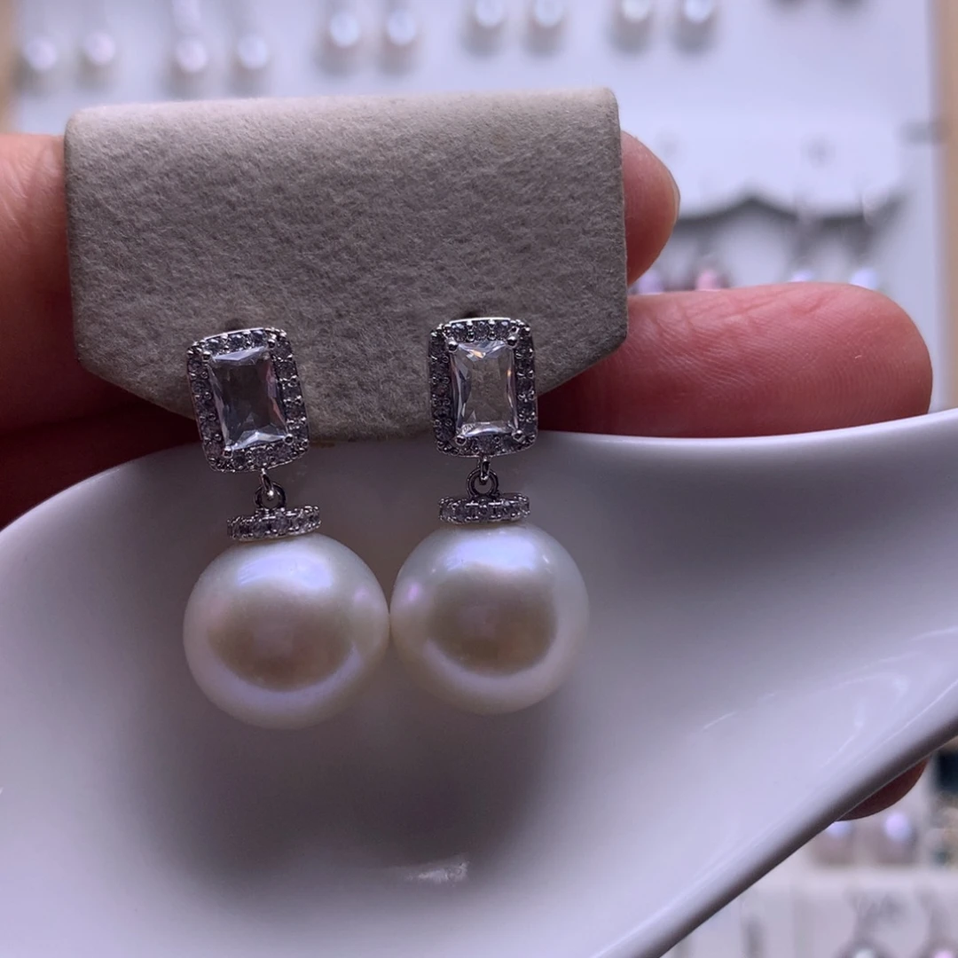 未镶嵌耳饰淡水珍珠