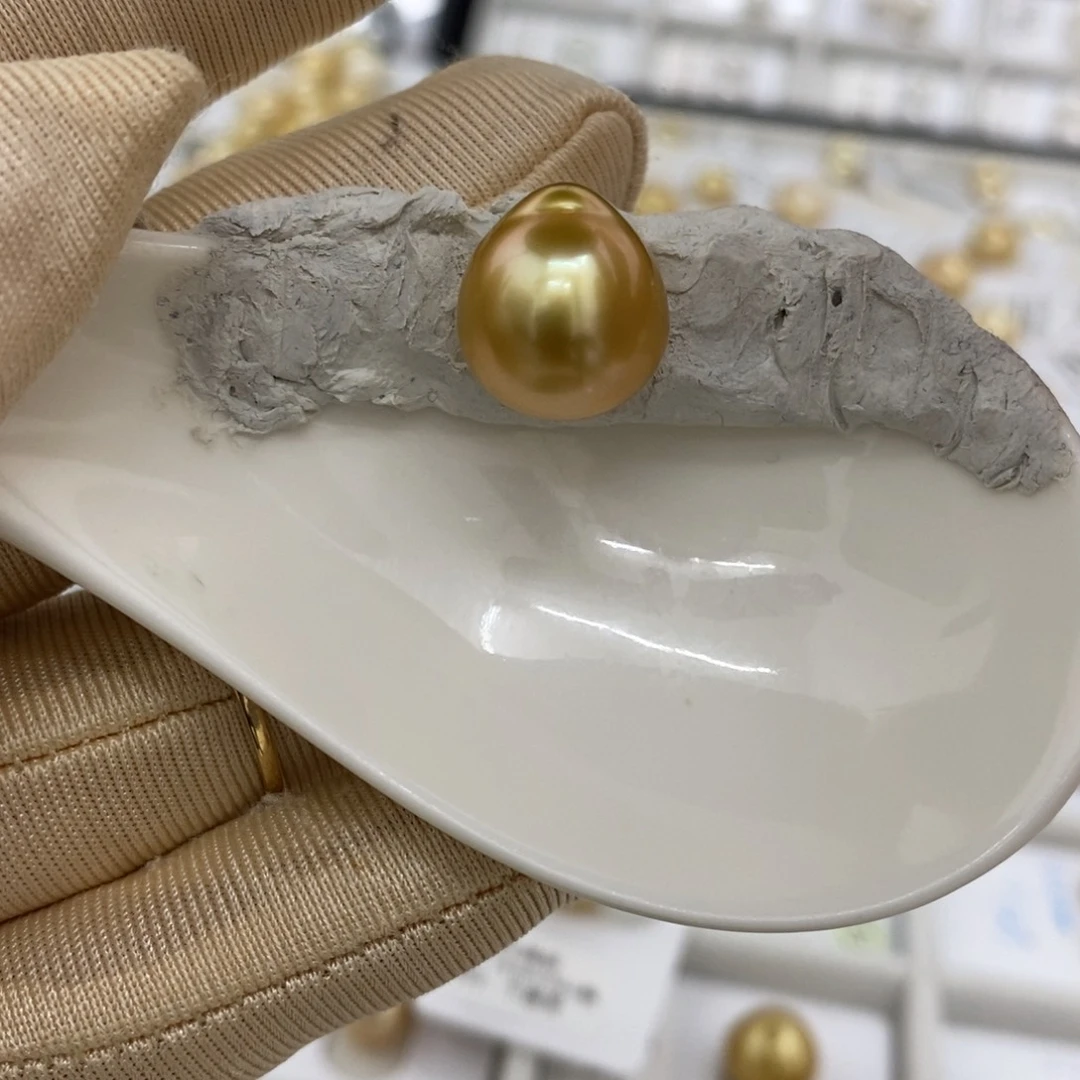 海水珍珠裸珠未镶嵌12.8