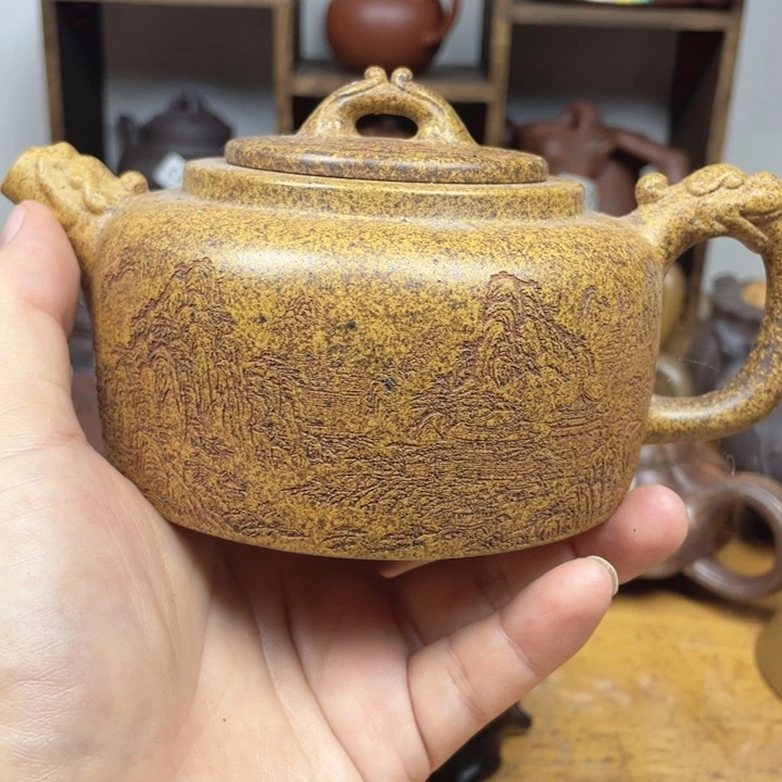 茶壶紫砂紫砂壶微微微瑕320cc