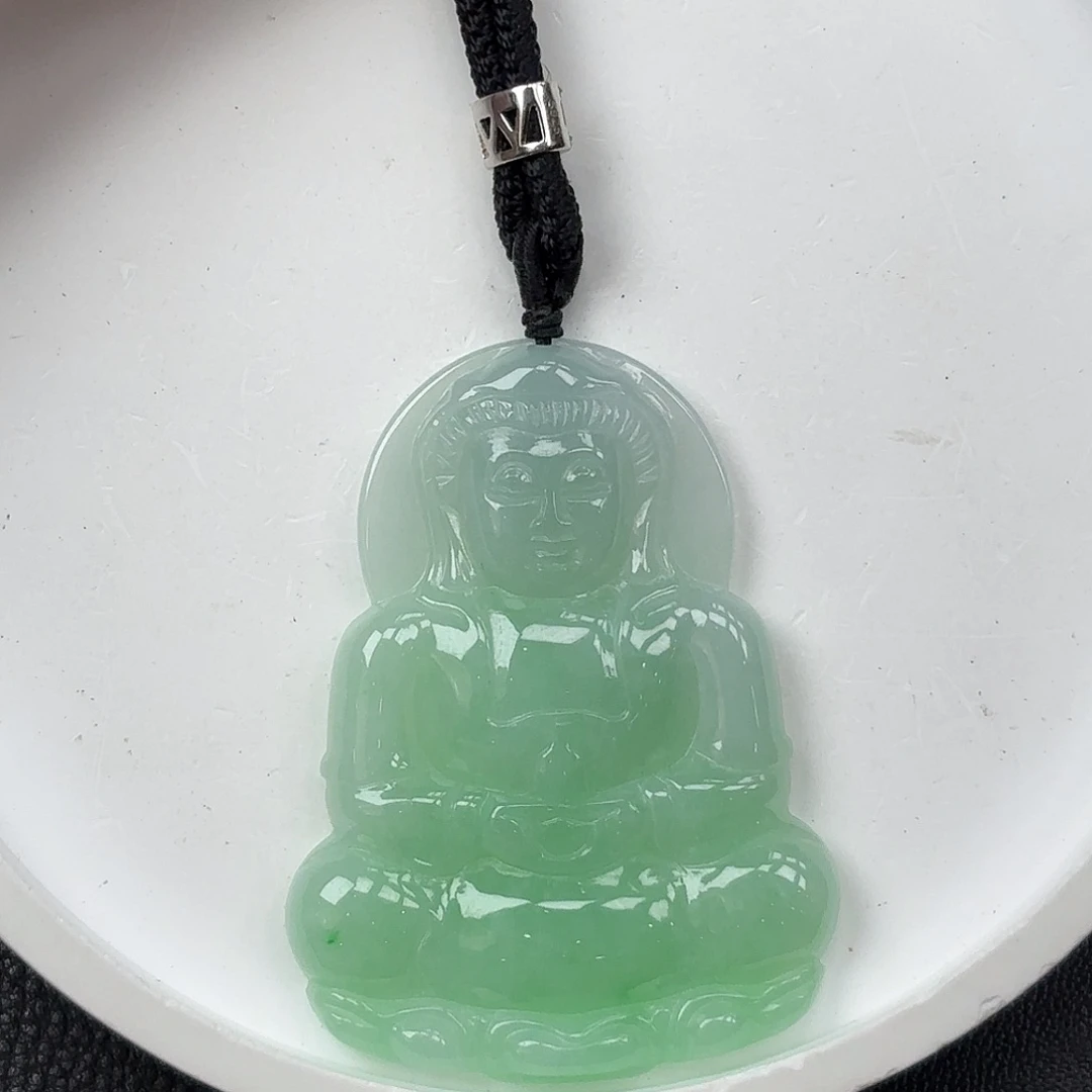 颈饰未镶嵌翡翠观音