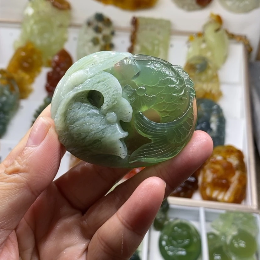 【闪购商品】未镶嵌蛇纹石玉颈饰