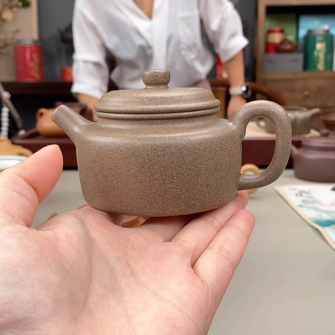 茶壶紫砂黄降坡高温德钟半手160cc