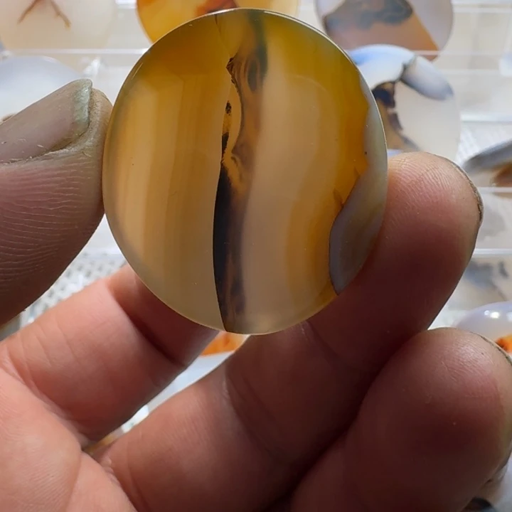 玛瑙/玉髓未镶嵌项链