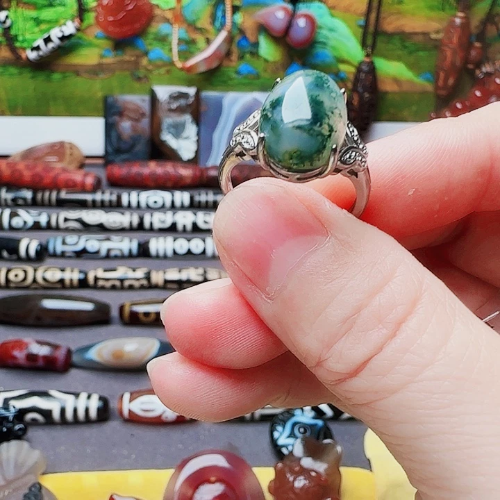玛瑙/玉髓合金珠宝半成品