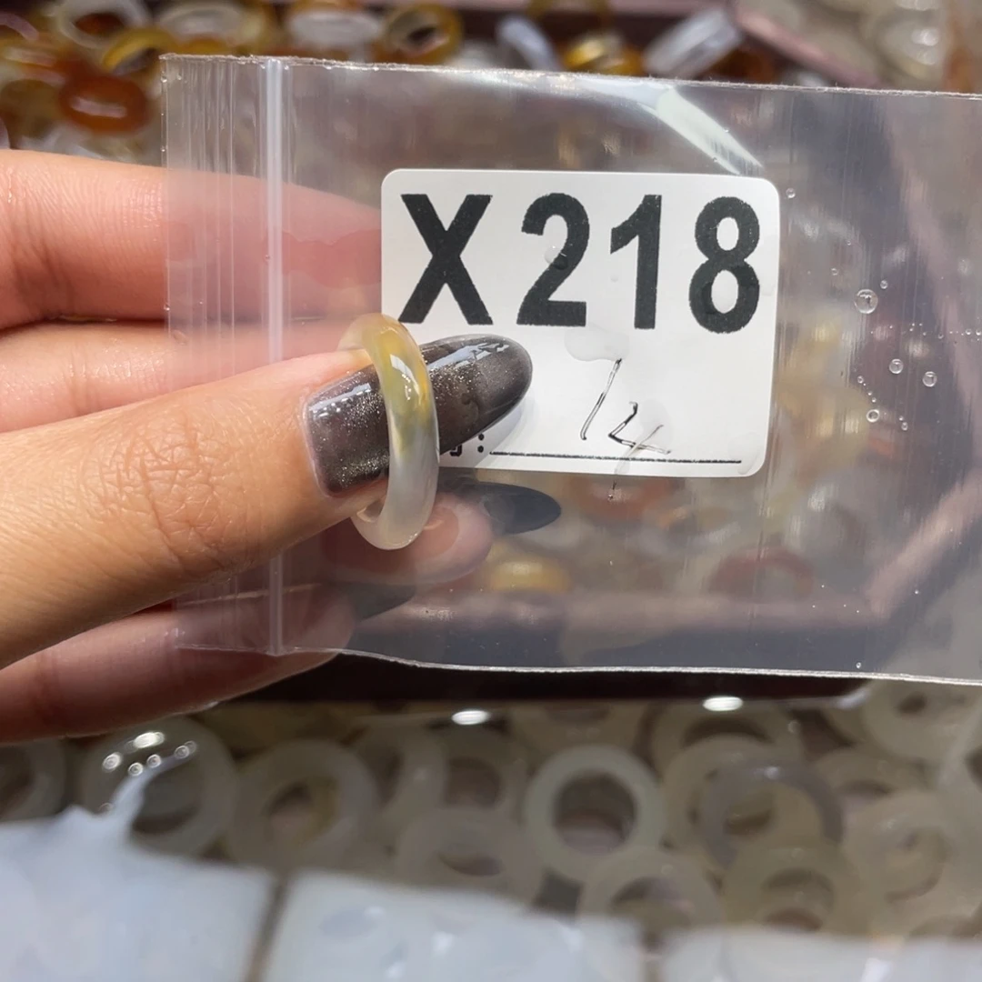 玛瑙/玉髓未镶嵌戒指218