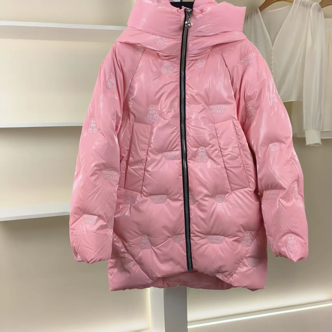 麦迪尚品【O】K853 羽绒服女冬季2024年新款洋气中长款外套