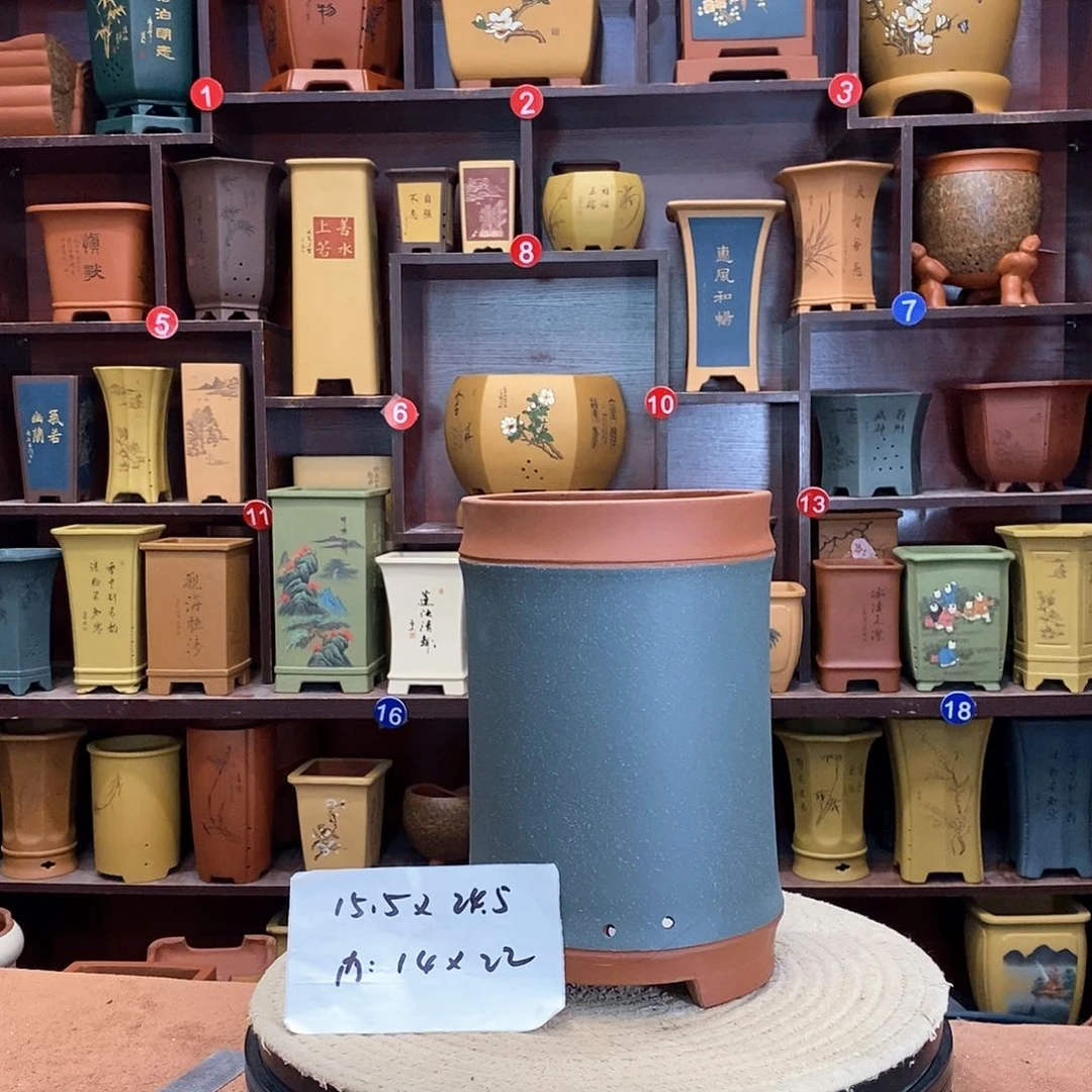 紫砂花盆紫砂花盆