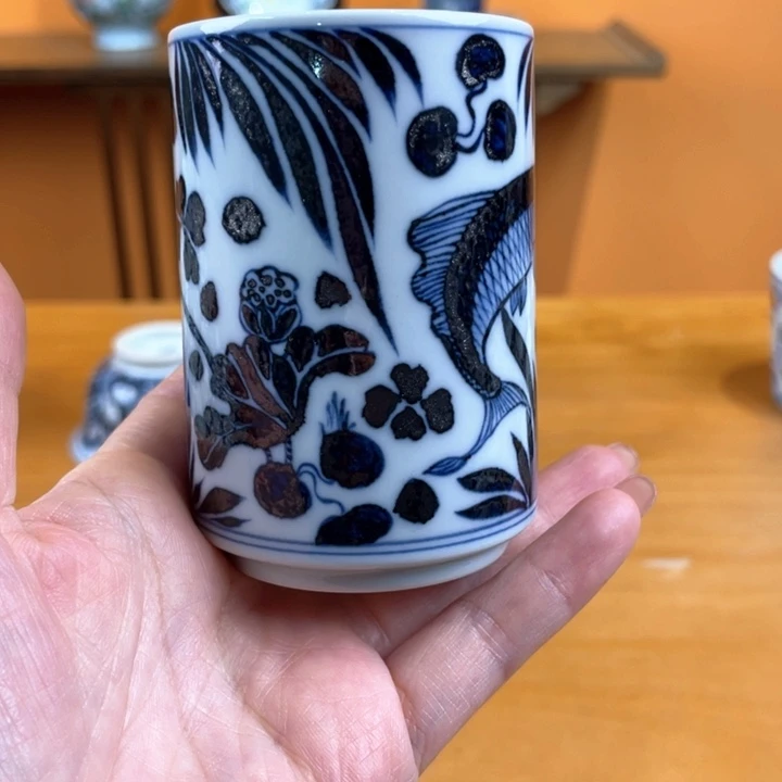 杯子景德镇手绘哈哈哈哈