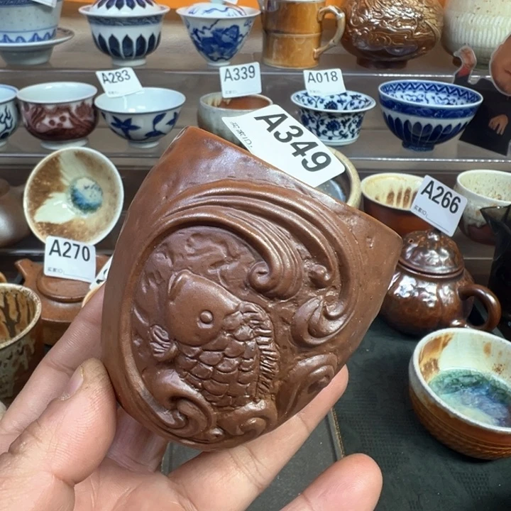 摆件349 景德镇手工柴烧茶器