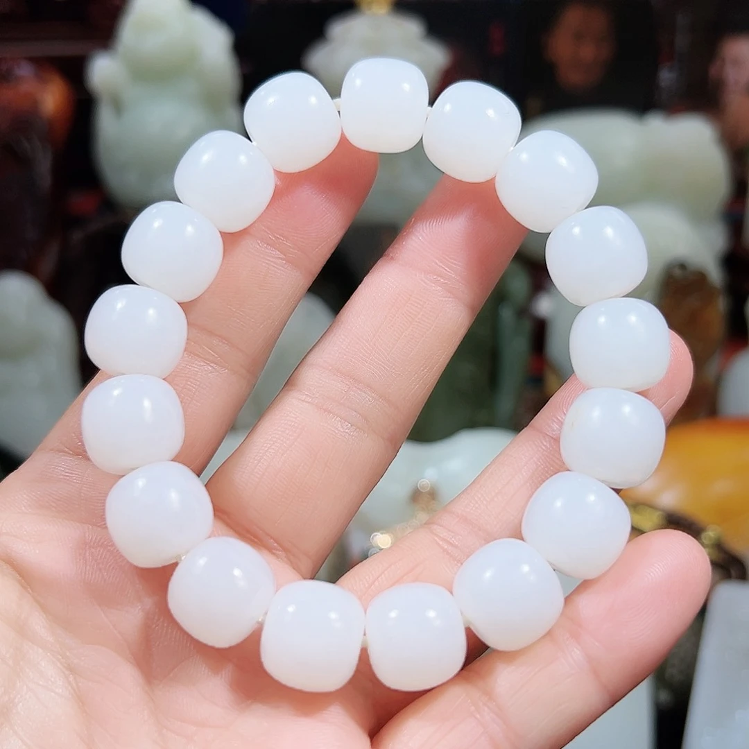 未镶嵌手串和田玉（糖玉）