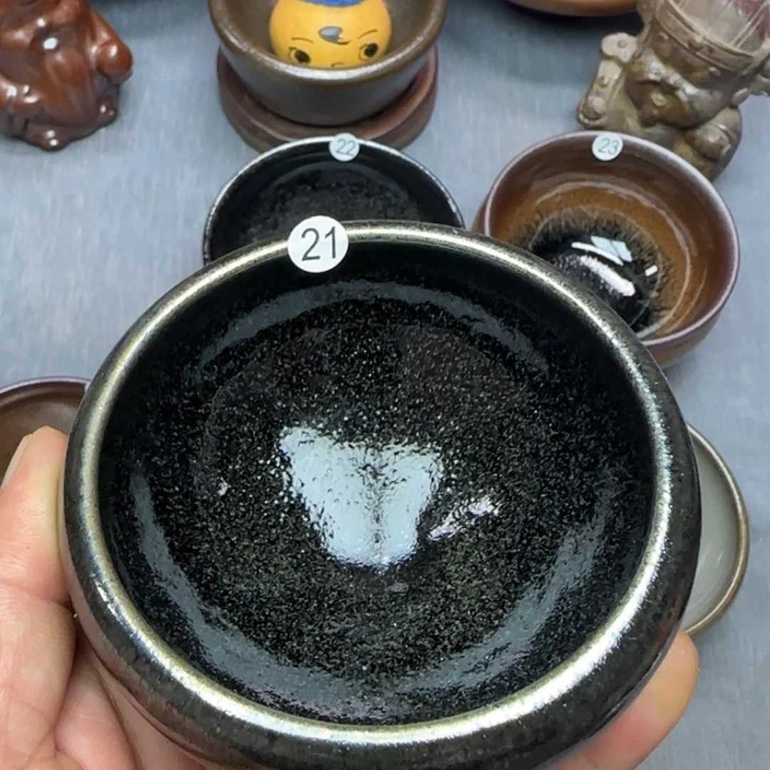 焉***知茶盏印春堂柴烧建盏