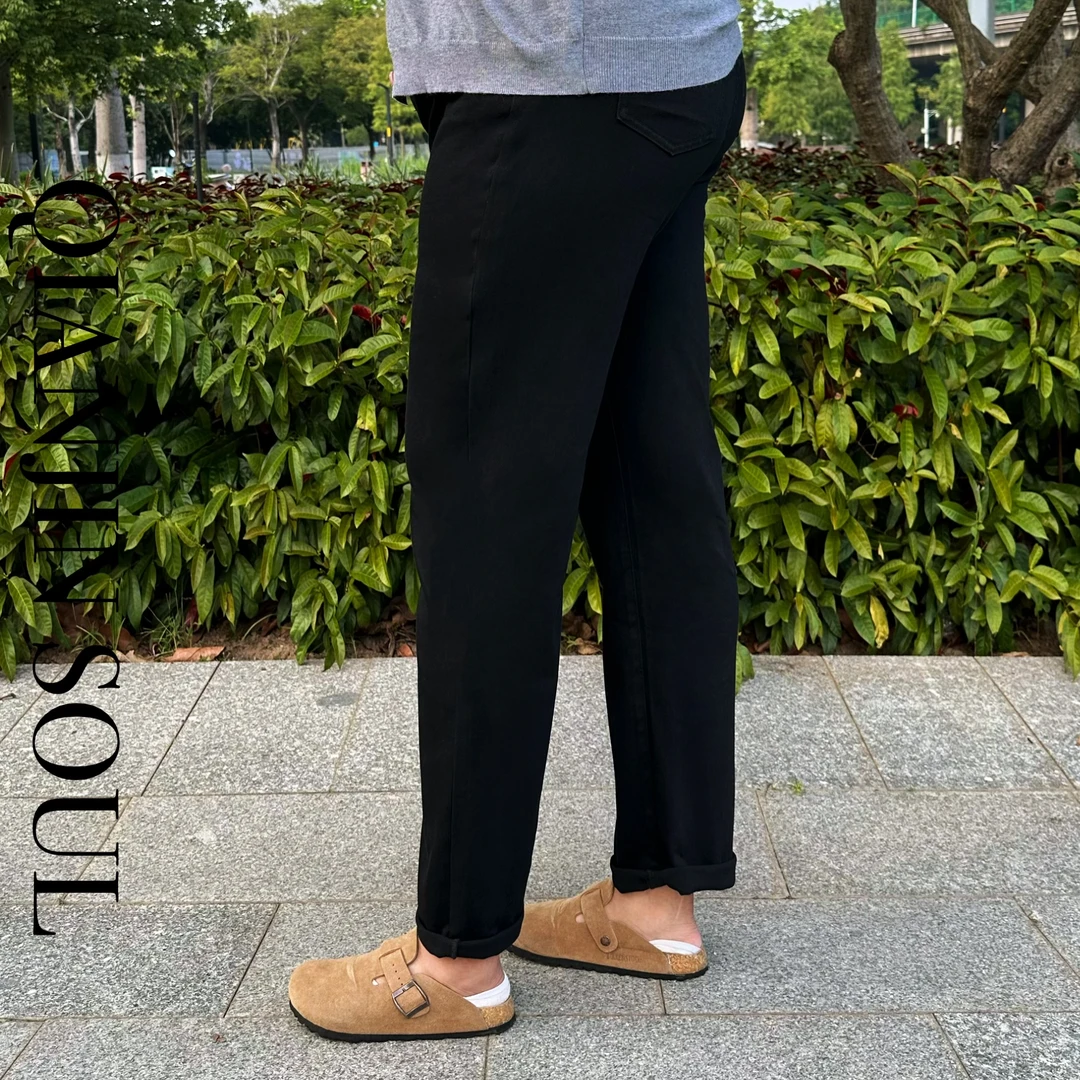 芊金SOUL大码女装 高腰哈伦牛仔裤老爹裤宽松胖mm显瘦萝卜裤P5064