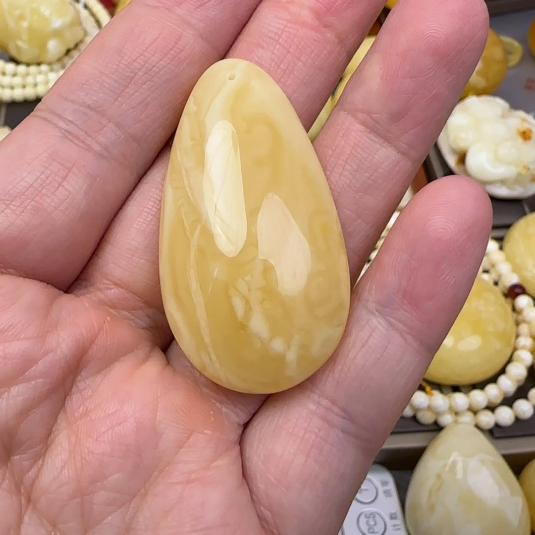 蜜蜡颈饰未镶嵌天然蜜蜡