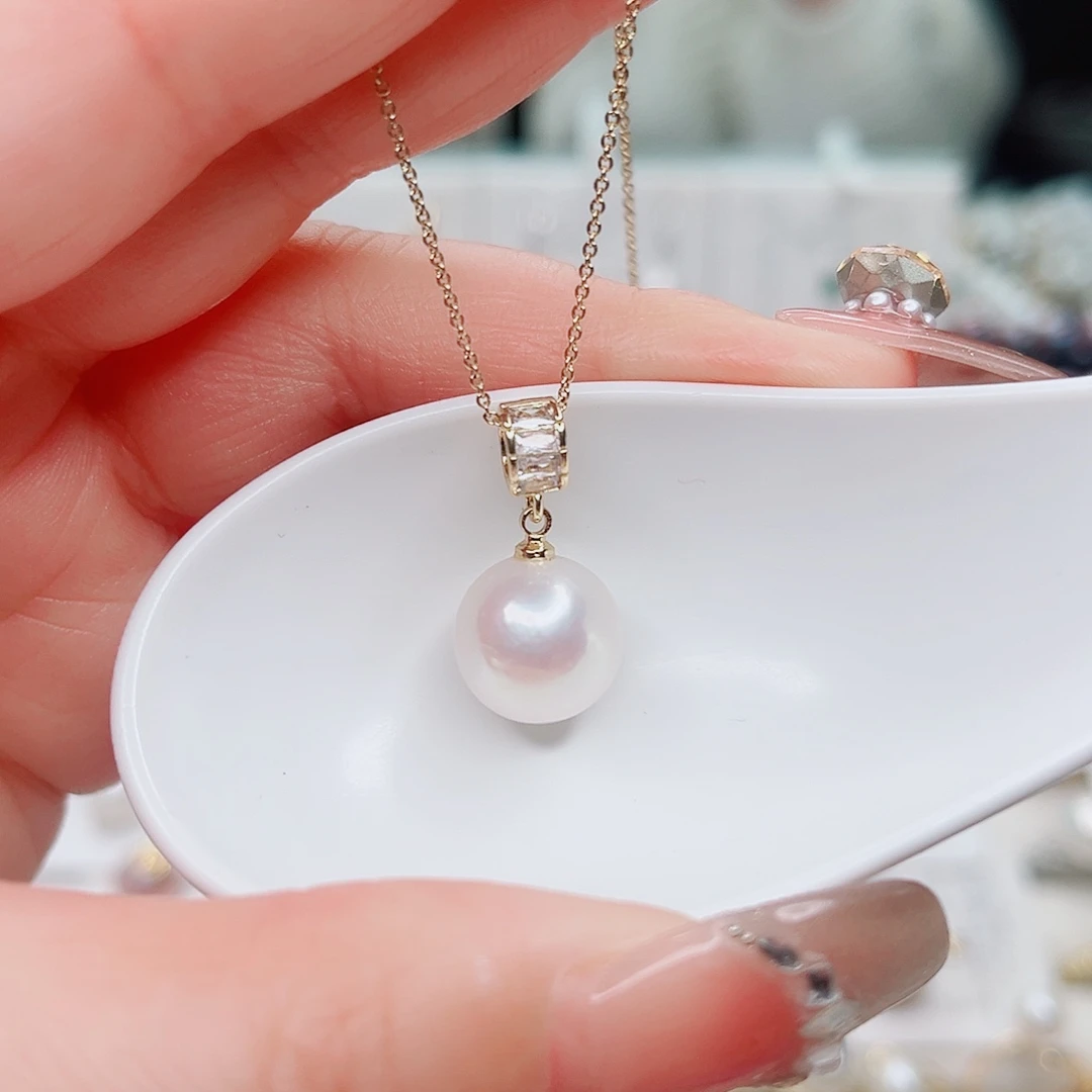 淡水珍珠吊坠(赠链)合金