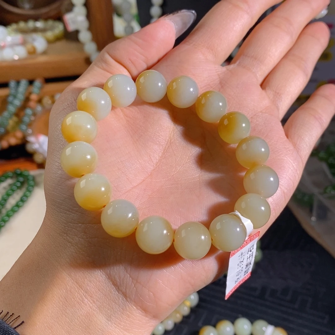 和田玉未镶嵌手链