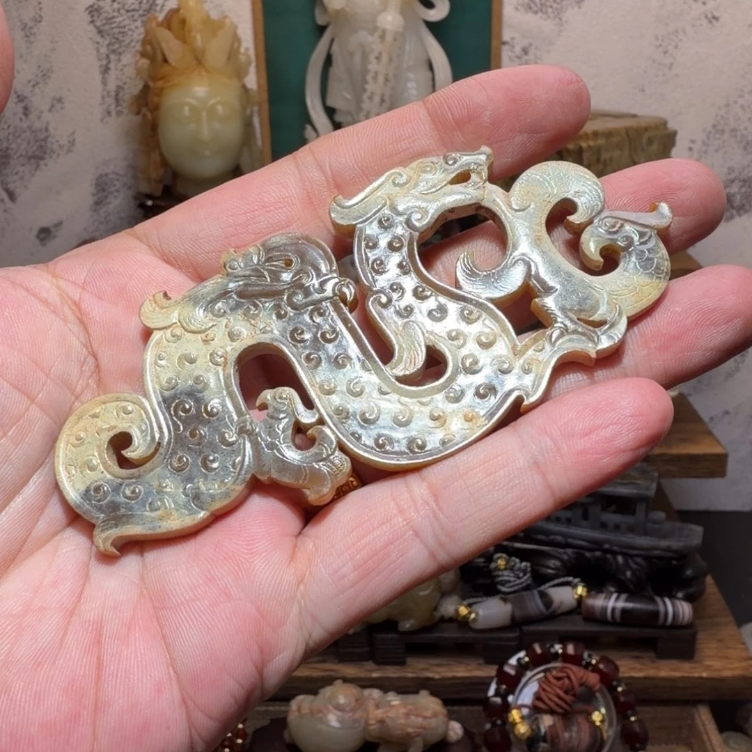 宋***钧和田玉未镶嵌挂件