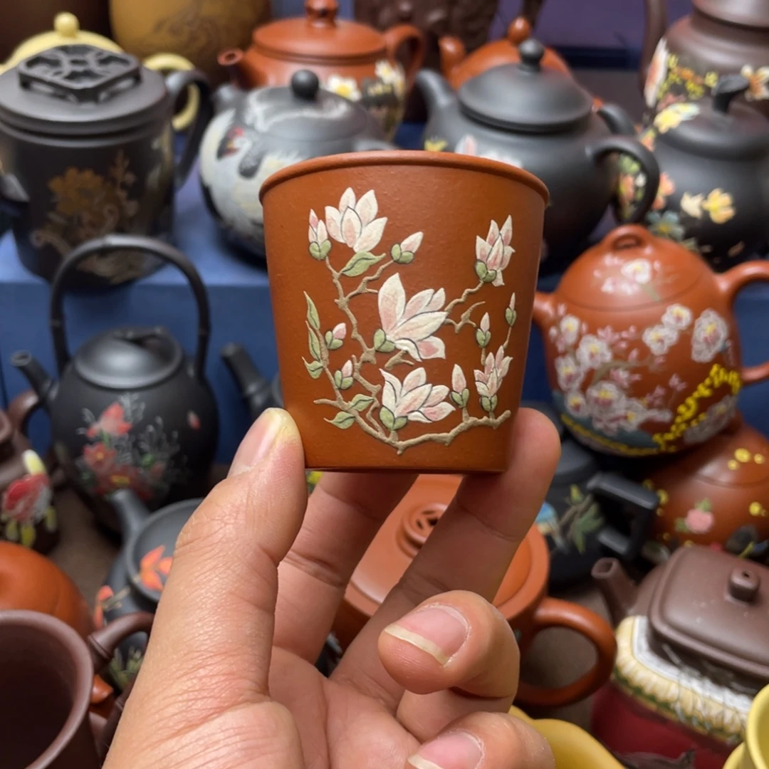 紫砂茶杯紫砂主人杯80cc