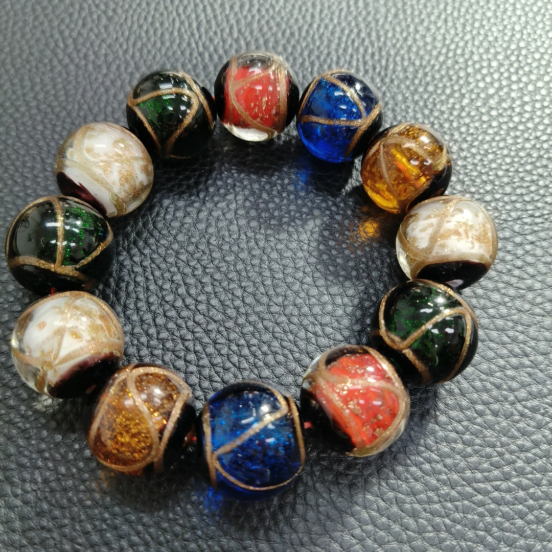 正品珠宝时尚百搭香灰琉璃手串卡20（多样性拍一发一）