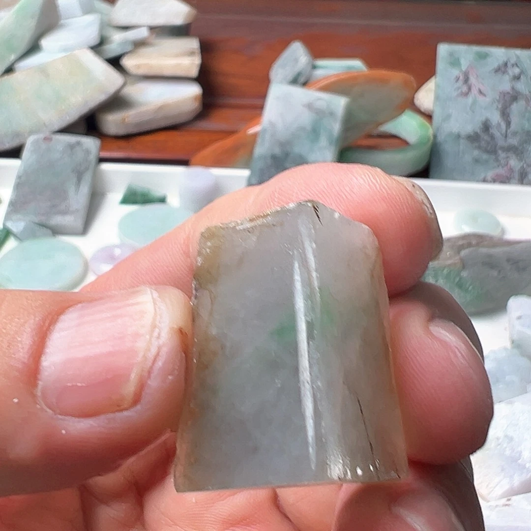 翡翠散珠缅甸翡翠玉石片料