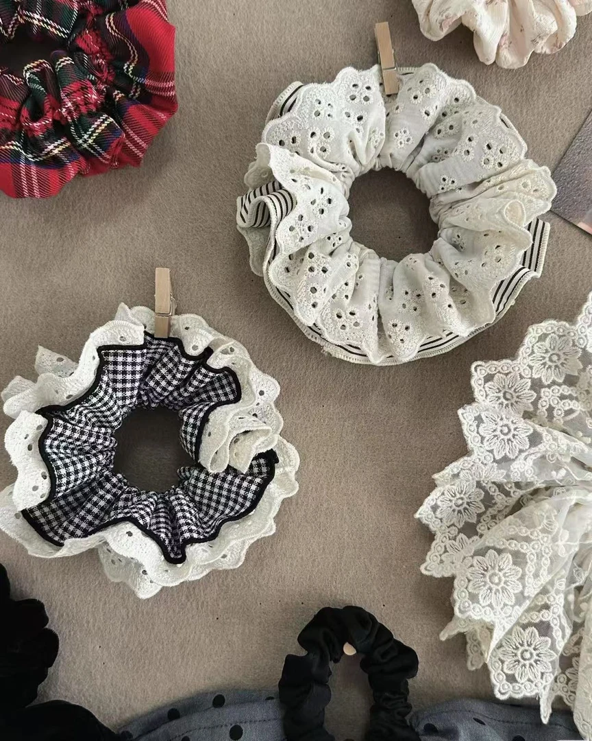 日韩原创设计女甜美风发圈发绳通用