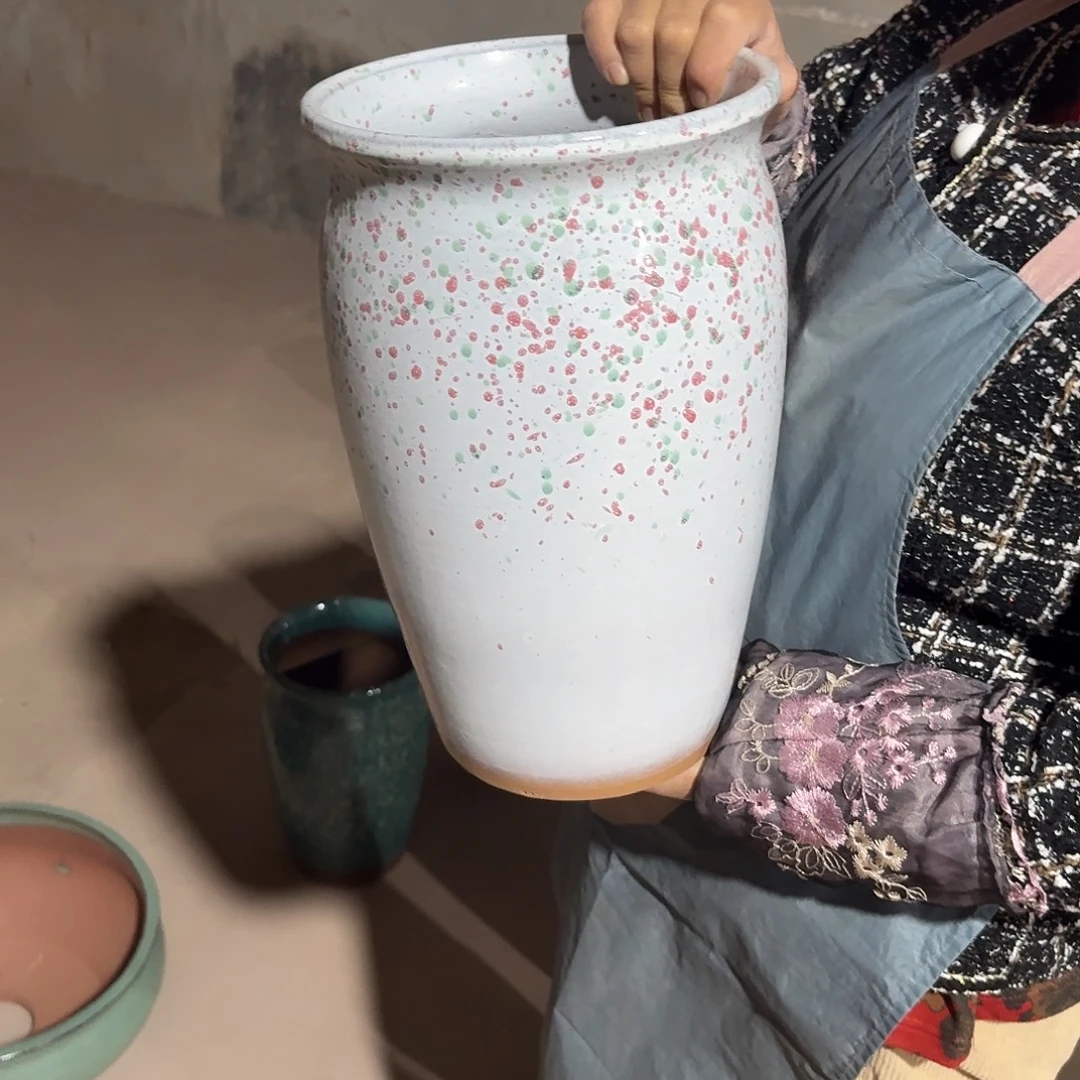 花盆紫砂口20高33