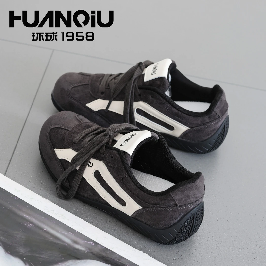 环球2025秋季新款潮流百搭时尚休闲鞋舒适韩版运动鞋流光风女鞋子