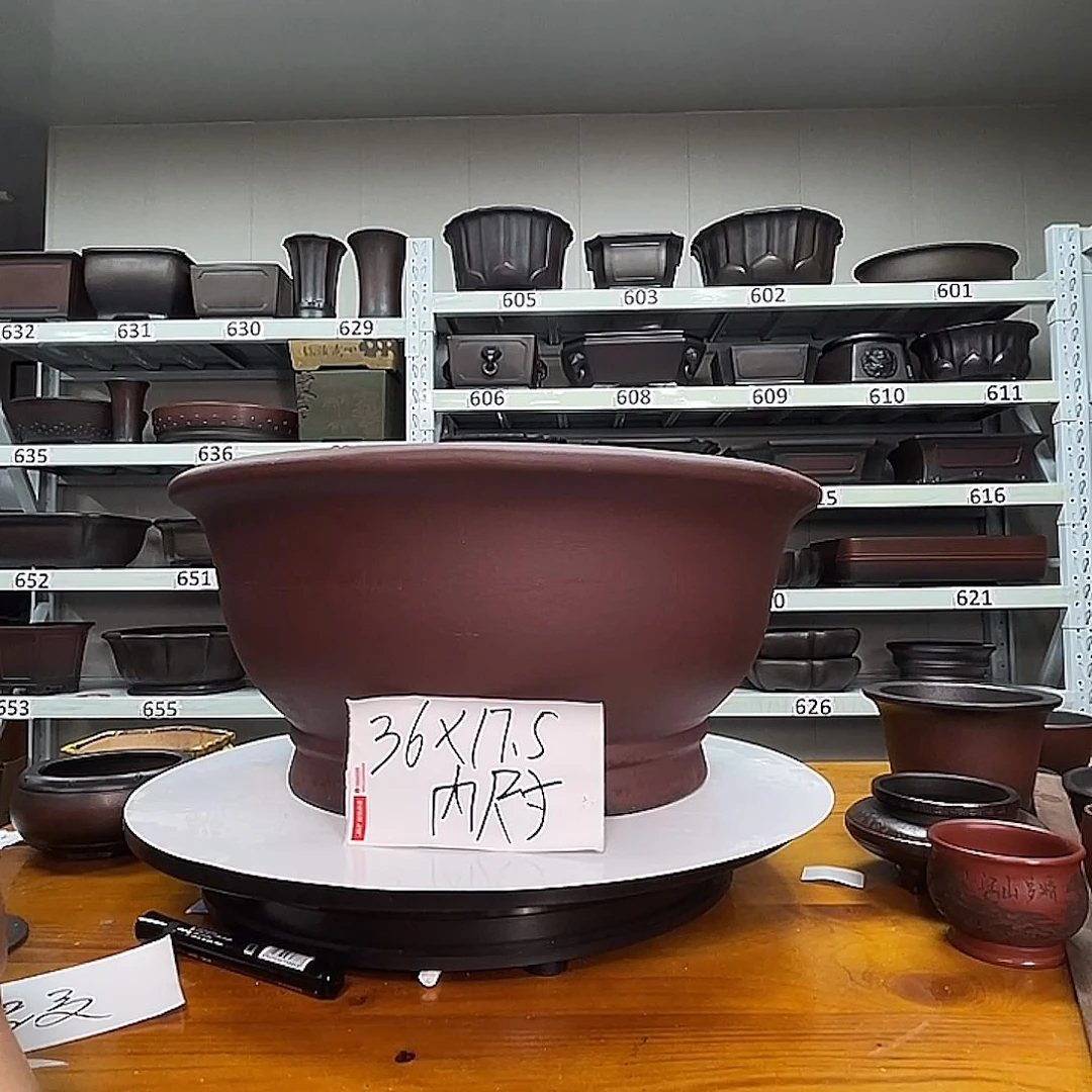 紫砂花盆宜兴紫砂43号