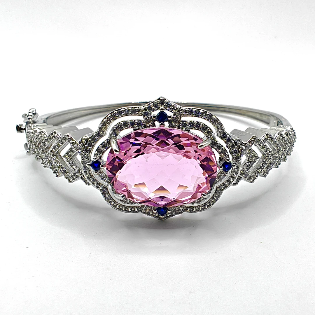 手镯【粉色】高端大气百搭手镯-963