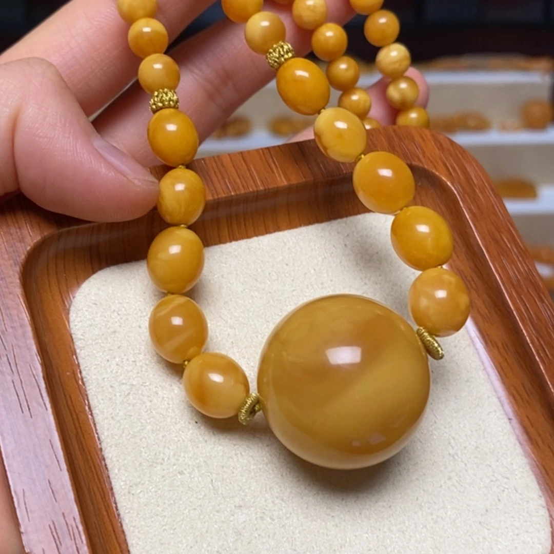 【闪购商品】未镶嵌颈饰蜜蜡项链