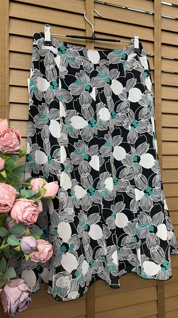 复古港风半身裙时尚女士伞裙 高腰 重工百搭夏季显瘦